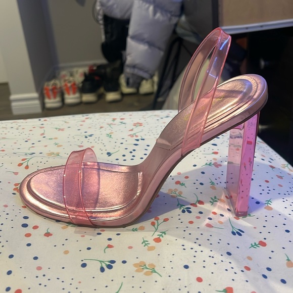 Aldo Vitra Pink sandals 7.5 US 38 EUR only one use - Picture 1 of 3